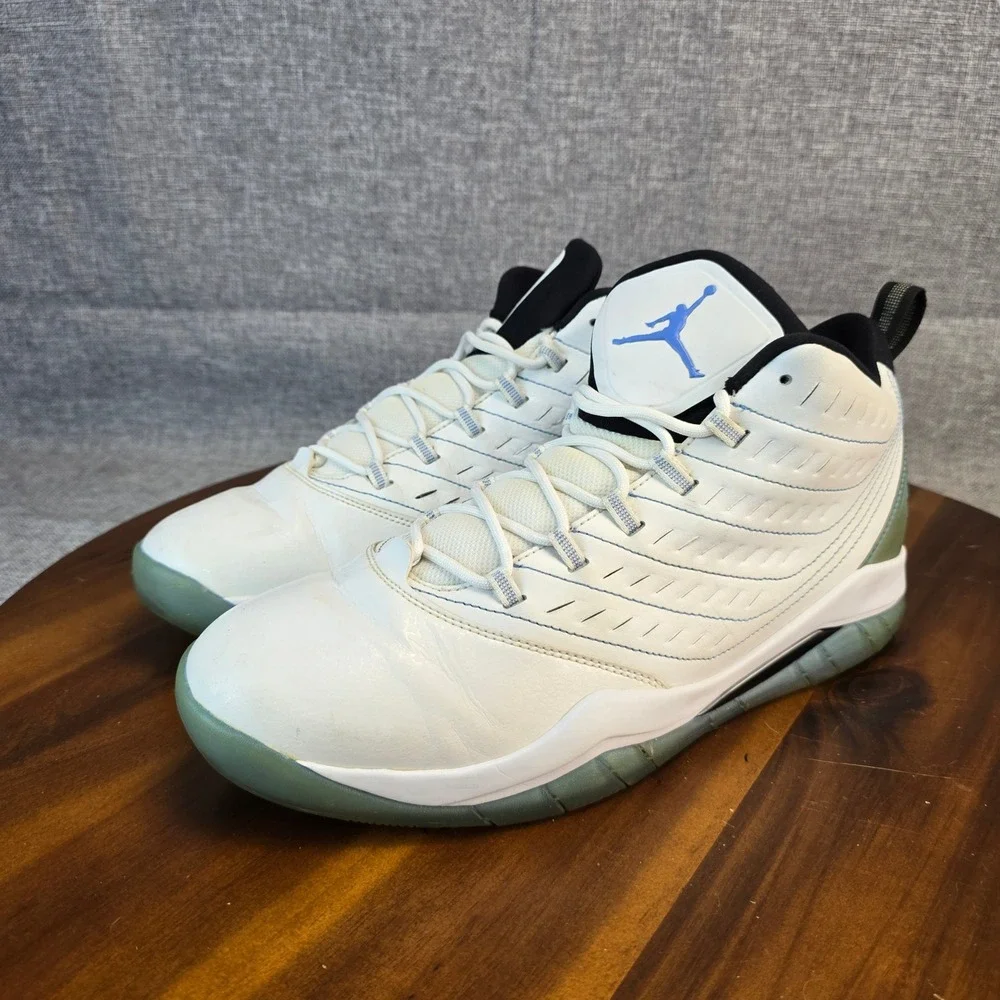 Jordan Velocity White Legend Blue Basketball Shoes 688975-117 Mens Size 11
